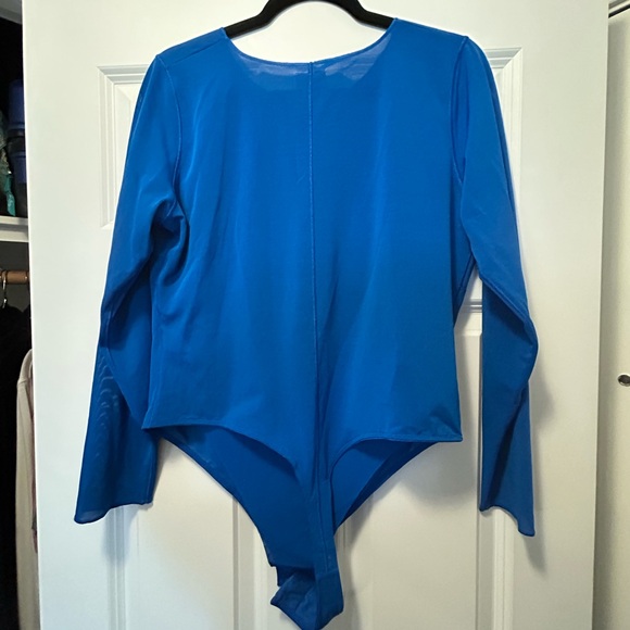 Yitty Blue Mesh Longsleeved Bodysuit - 2x - NWT - Picture 2 of 3